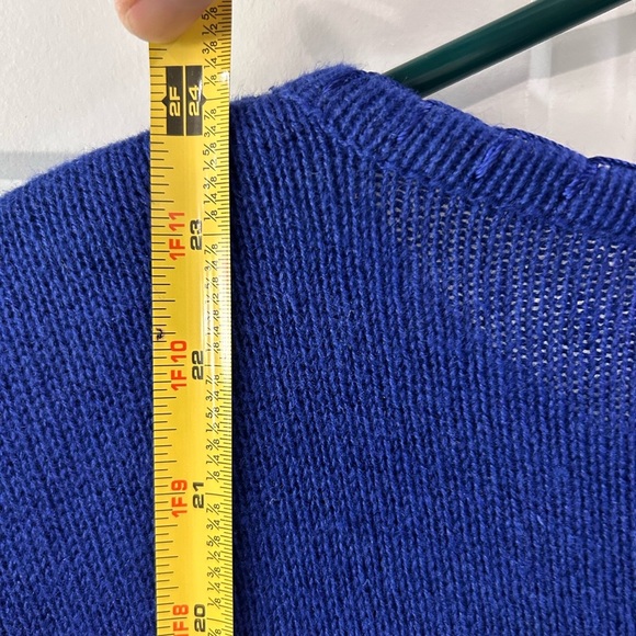 Vintage Arriviste Embellished Knit Cardigan Sweater Size M Fall Pumpkin Harvest - Picture 10 of 12